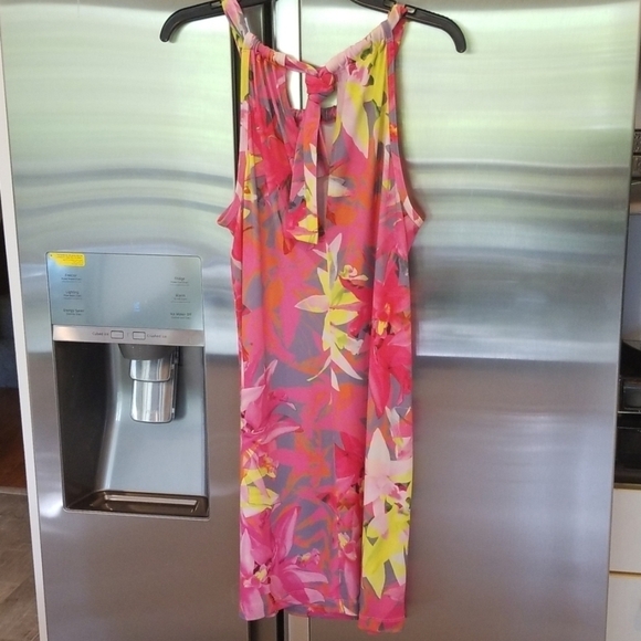 💕TRINA TURK💕 Halter Floral Print Mini Dress - Picture 5 of 8